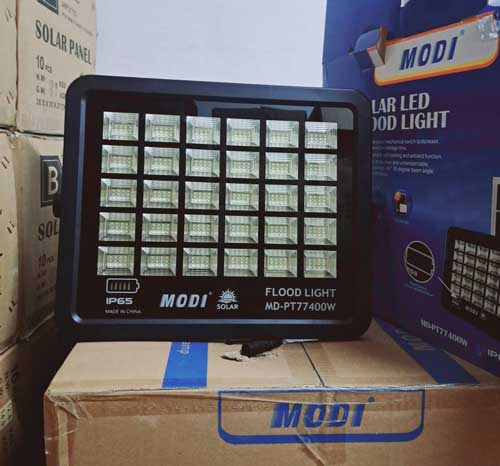 Optonica 400 Watts LED Solar Floodlight | IP65 Waterproof